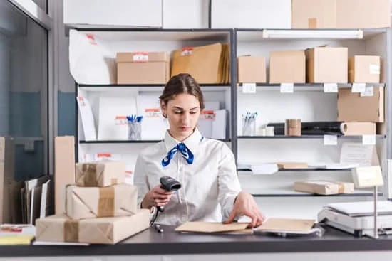 packages at a post office